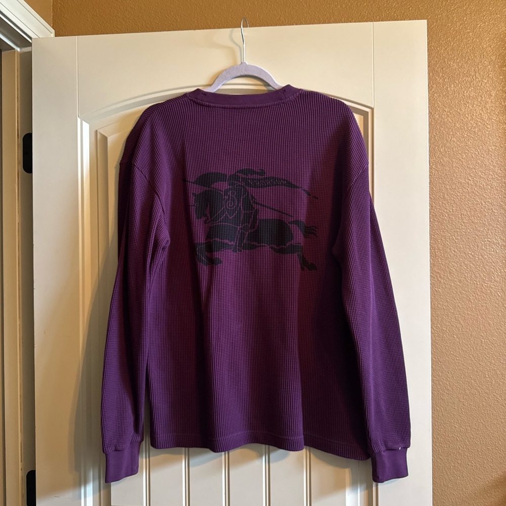 Burberry EKD Printed Cotton Sweatshirt. Size Small